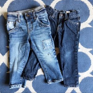 2 pairs of Oshkosh jeans
